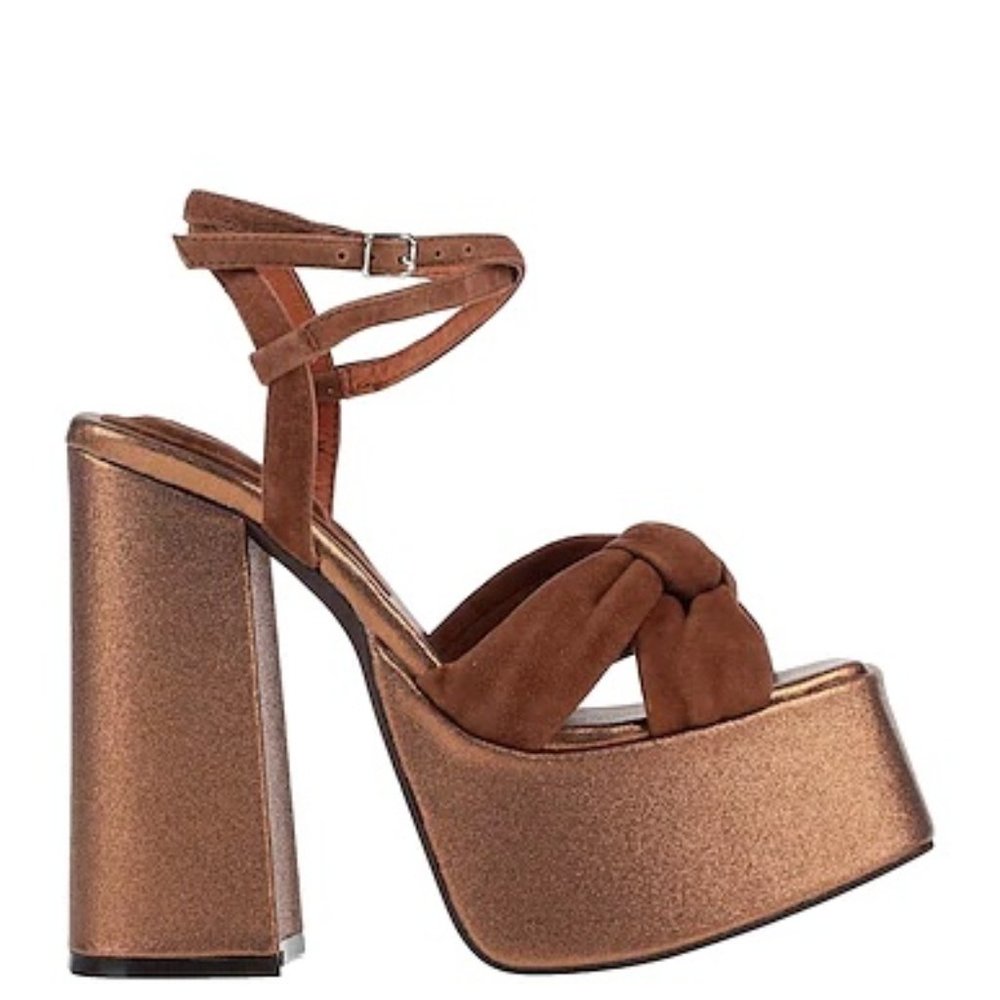 Jeffrey Campbell Platform Sandals Brown (38) Size: 7